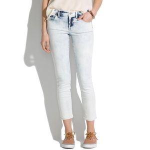 Madewell Skinny Skinny Crop Jeans in Light Storm